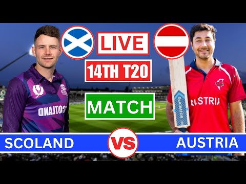🔴 Scotland Vs Austria || AUT vs SCO 14th Match, WC EUR Qualifier 2023 Live telecast in India