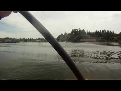 SUP Freighter Surfing with Rob Casey on Puget Sound 6/7/17