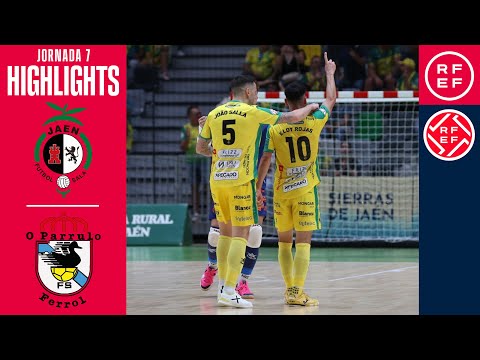 Resumen #PrimeraDivisiónFS | Jaén Paraíso Interior 7-1 O Parrulo Ferrol | Jornada 7