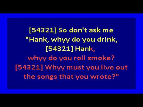 Hank Williams Jr.  – Family Tradition (karaoke)