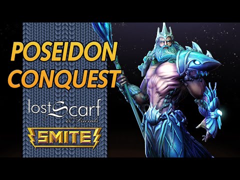 ScarfPlays Smite 696 - Summon Bigger Fish! - Posiedon Mid
