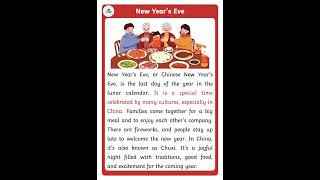 luyện đọc và nghe đoạn văn tiếng anh:New year's Eve#tienganhgiaotiep