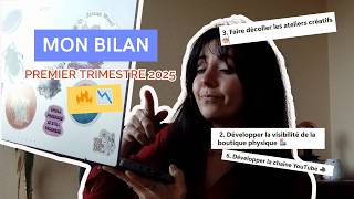 Bilan du 1er trimestre 2025 : Entrepreneur créatif | Chiffres, réussites, erreurs 🔥