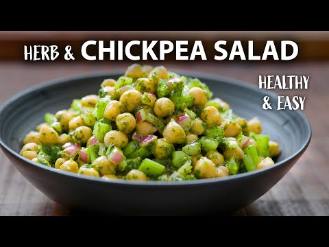 CHICKPEA SALAD Recipe | Easy Vegetarian and Vegan Meals | Chickpea Recipes