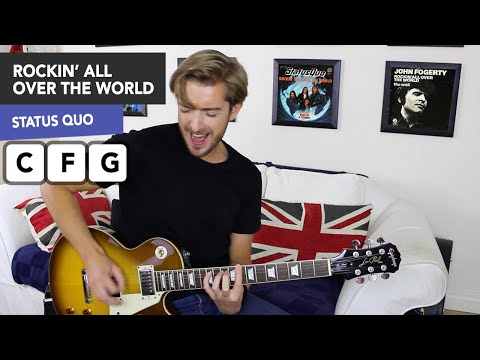 Rockin' All Over The World Guitar Lesson - Status Quo/ John Fogerty
