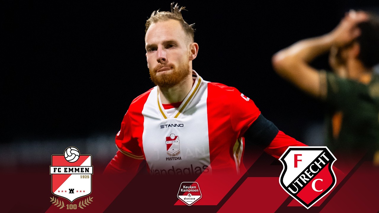 Emmen vs Jong  Utrecht Highlights