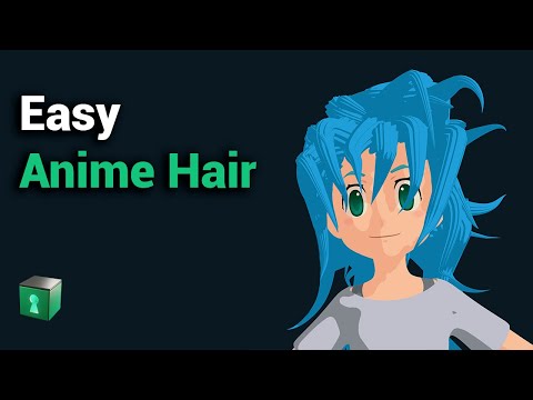 Blender Secrets - Easy Anime Hair