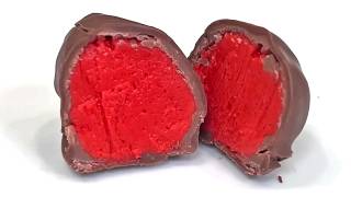 No Bake Cherry Truffles That Taste AMAZING! | Easy Chocolate Candy Making At Home!