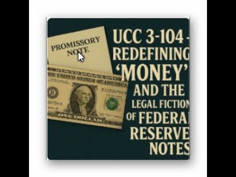 UCC 3-104: The Shocking Truth About Federal Reserve Notes