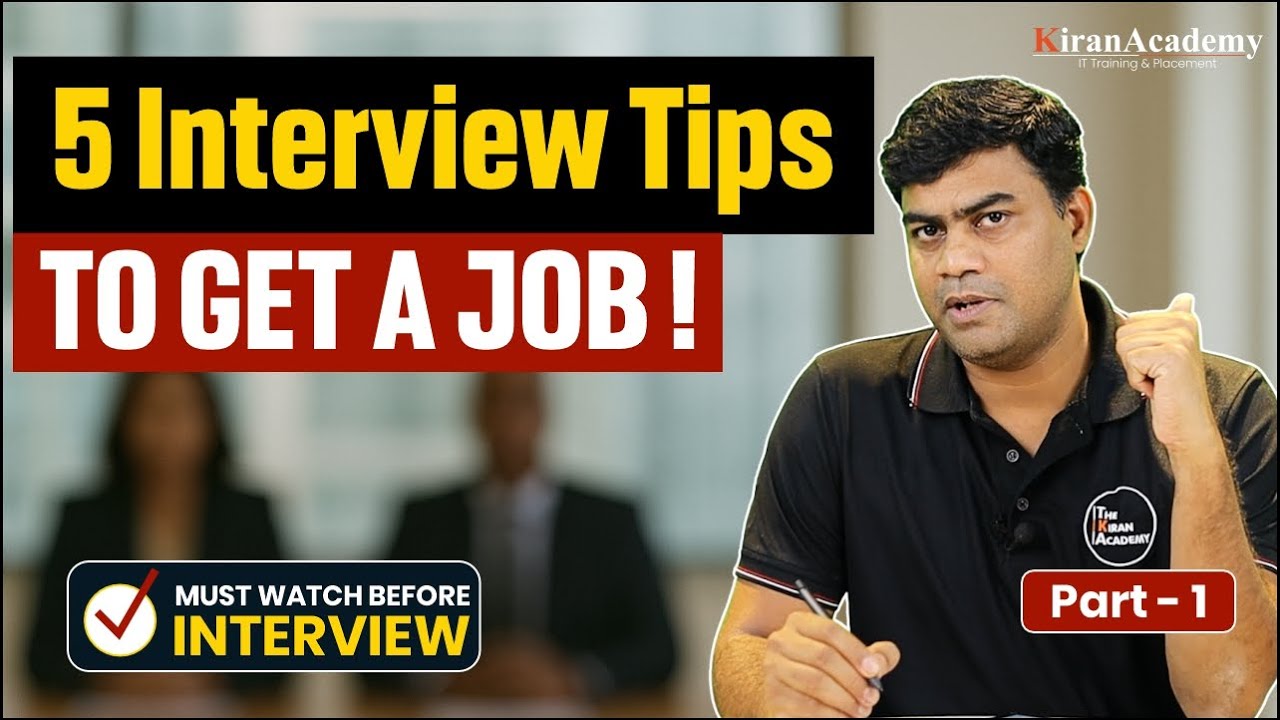 Don’t Miss These 5 Interview Tips | Get a Guaranteed Job in 2025! ✅