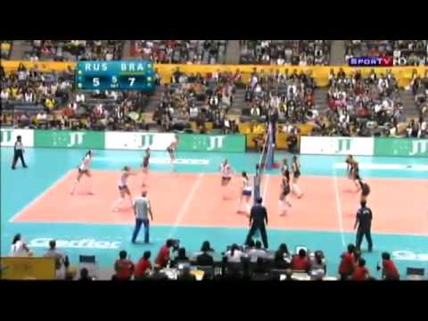 2010 FIVB Women's World Championship Final - Russia vs Brasil - Rally on tie-break