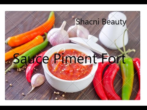 Cuisine facile rapide : sauce piment-fort