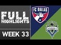 HIGHLIGHTS | FC Dallas vs. Seattle Sounders FC