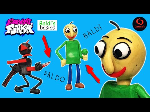 Baldi and Paldo with clay | Friday Night Funkin' Mods | VS Baldi's Basics | FNF Timelapse