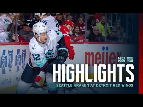 Seattle Kraken at Detroit Red Wings | 11/18 Game Highlights