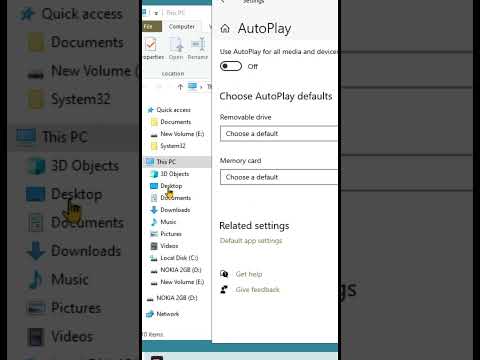 How to Disable Autoplay USB Device in Windows 10 Settings | Enable Autorun in Windows 10