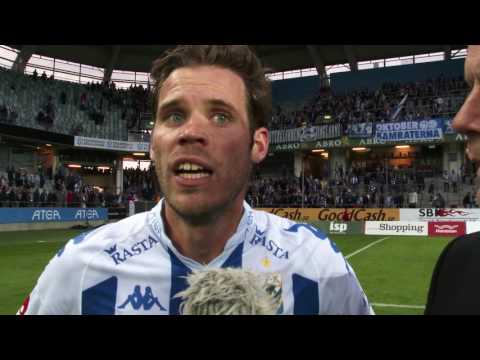 Målskytten Emil efter matchen mot IFK Norrköping