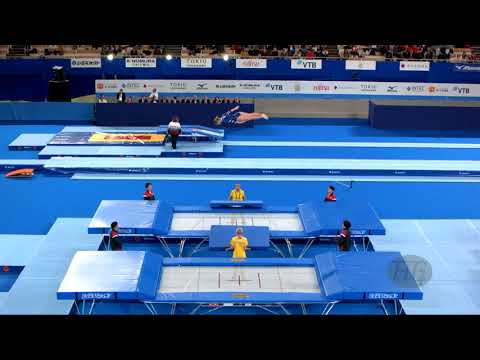MALKOVA Svitlana (UKR) W - 2019 Trampoline Worlds, Tokyo (JPN) - Qualification Trampoline R1