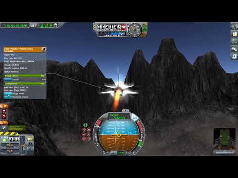 Kerbal Space Program - Really Fast Mini Jet Test Flight
