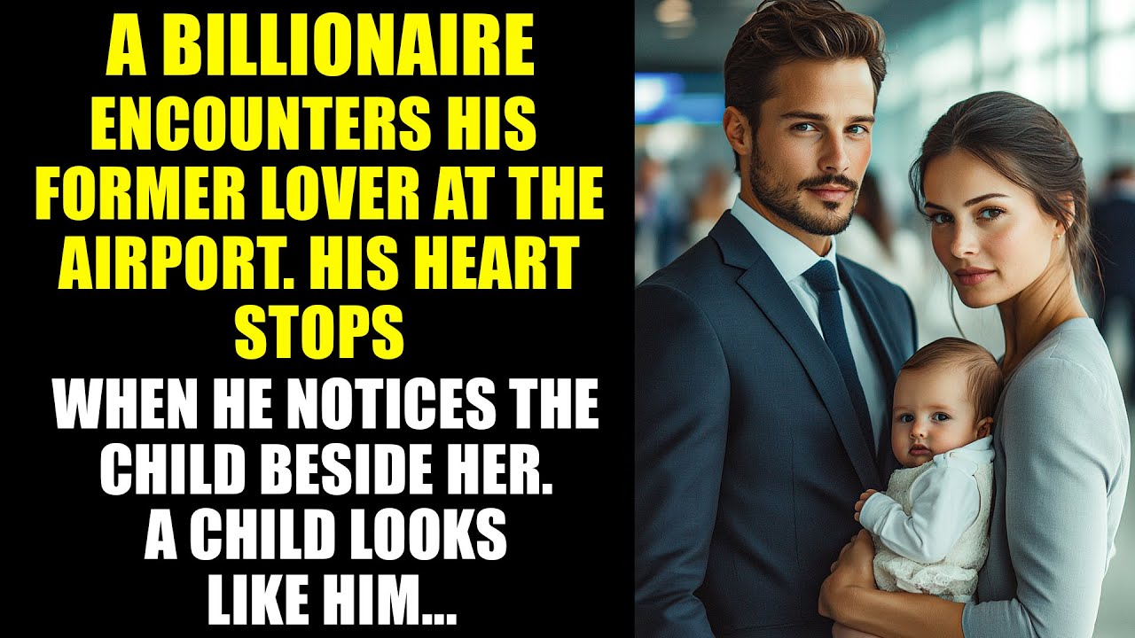 A BILLIONAIRE Meets HIS EX At The Airport But What Horrifies Him Is The Baby Walking Beside...