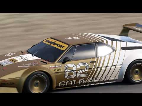 One lap at Historic Kyalami 1976 in a 1979 BMW M1 Procar.  That engine sound...  Automobilista 2