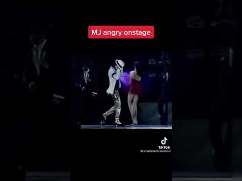 Michael gets angry on stage