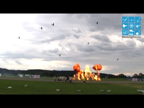WARBIRDS LEGENDARY FIGHTERS RC AIRSHOW FLIGHT JET WORLD MASTERS 2015 LEUTKIRCH GERMANY