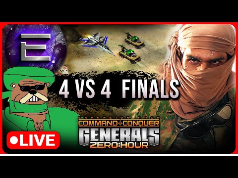 $500 4vs4 Tournament: Team ExCaL vs Team Marakar | C&C Generals Zero Hour