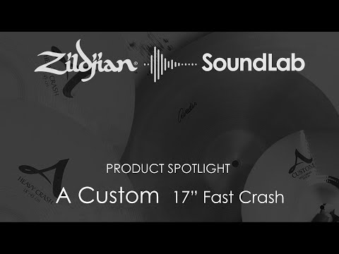 Zildjian 17 Inch A Custom Fast Crash Cymbal A20533  642388183007 image 6