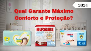Qual a melhor fralda para o recém-nascido? Top 3 Fraldas para RN: Huggies, Turma da Mônica e Pampers