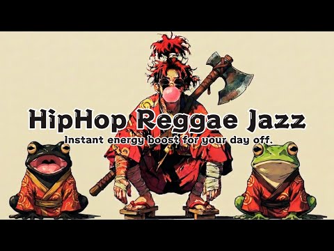Ditching the stress for a funky rhythm | Upbeat Shamisen Reggae Jazz | 50min