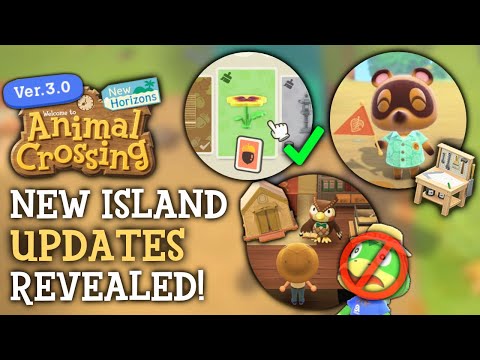 New Island UPDATES In 3.0 Revealed - Animal Crossing New Horizons