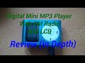 Digital MP3 player with LCD, Fm radio, sd card support up to 32gb review