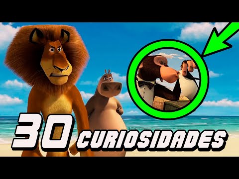 30 CURIOSIDADES de MADAGASCAR 1, 2 Y 3 | Cosas que quizás no sabías