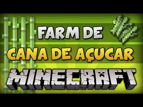 ✔ Minecraft: Farm de CANA DE AÇUCAR! (Plantação 100% Automática e Compacta)