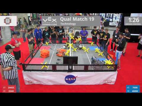 2017 VRC Tech Q19 - 2442C 224X vs 7686 400W - 52 to 13