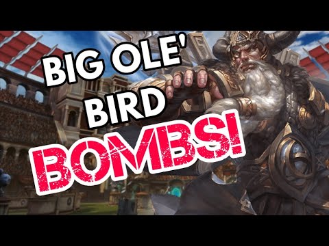 Smite: Odin Big Damage Build - These bird bombs are OP!