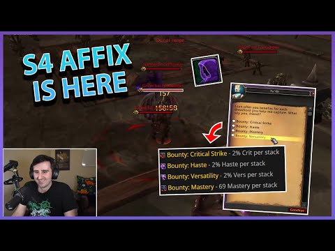 DRATNOS TESTS OUT THE NEW S4 AFFIX SHROUDED ON THE PTR !!|Daily WoW Highlights #437 |