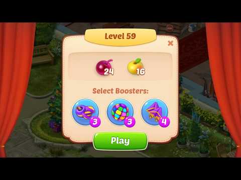 HOMESCAPES - Level 59. Gameplay