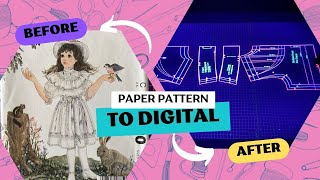 Tricks to Digitizing Paper Patterns Without Fancy Equipment!