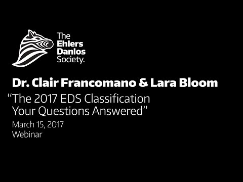 Webinar: 2017 EDS Classification - Your Questions Answered