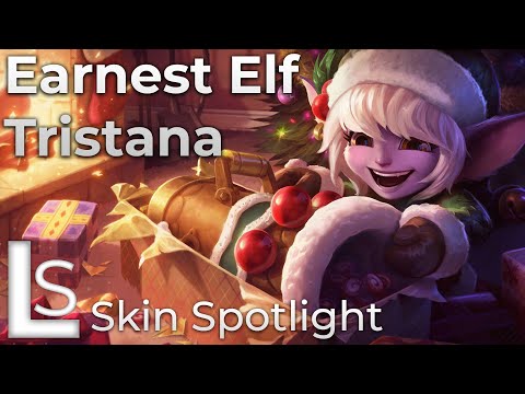 Earnest Elf Tristana - Skin Spotlight - Snowdown Showdown Collection - League of Legends - Patch10.3