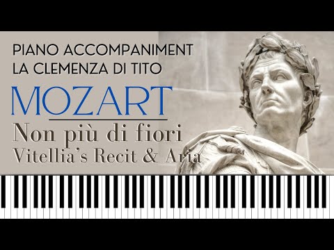 Non più di fiori (Mozart) Nr 22 & Nr 23. Vitellia's Recit & Aria from LA CLEMENZA DI TITO. Piano