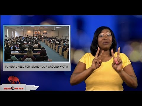 Funeral held for ’Stand Your Ground’ victim (ASL - 7.28.18)