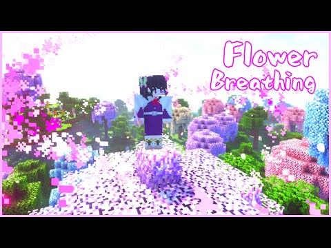 Shiny - Kanao's Flower Breathing Moves | Minecraft Demon Slayer Mod Review