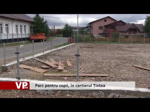 Parc pentru copii, în cartierul Țintea