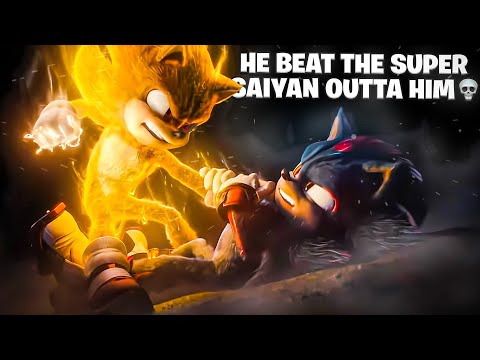 When SONIC and SHADOW ran a Dragon Ball Z level FADE