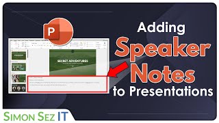 Adding and Formatting Speaker Notes to a Presentation in PowerPoint 2021/365
