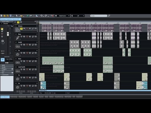 MAGIX Samplitude Music Studio 2016  – Track Editor Tutorial (DE)