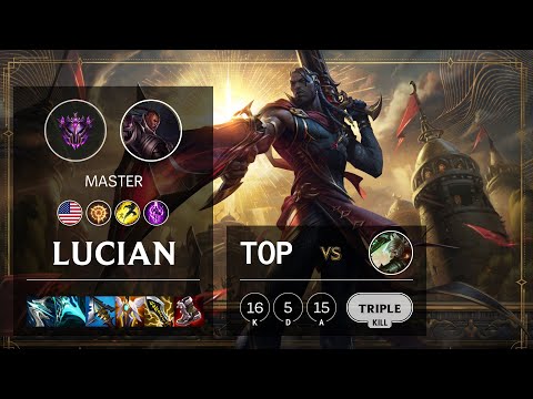 Lucian Top vs Riven - NA Master Patch 11.14